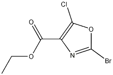 Molecular Structure of 4600081-18-9 (ethyl 2-bromo-5-chlorooxazole-4-carboxylate)